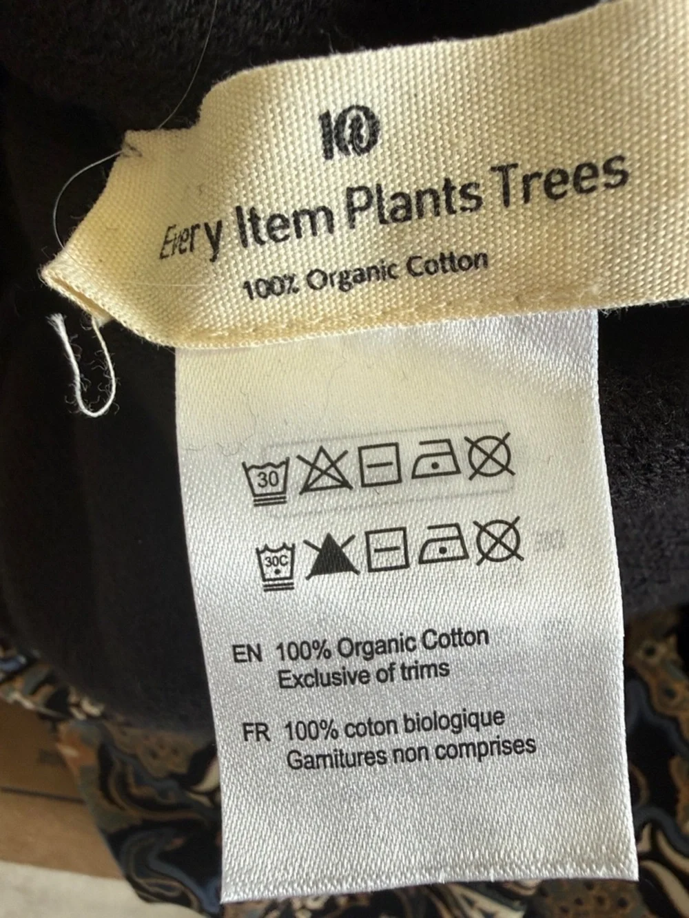 TENTREE winter cap black NWT 100% organic cotton